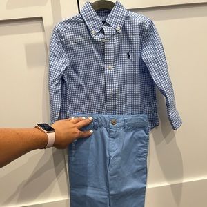 NEVER WORN 2T Polo Blue Outfit
